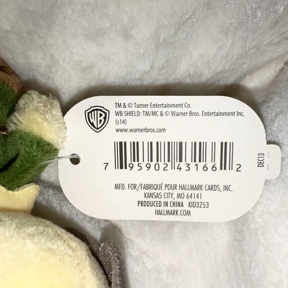 NWT 2013 Hallmark Itty Bittys Plush Wizard Of Oz Scarecrow - Picture 3 of 5